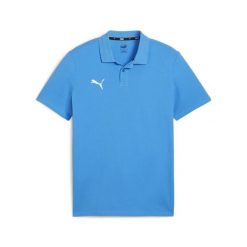 Polo Puma Teamgoal Casuals. Niebieskie koszulki polo męskie Puma, bez wzorów, sportowe, bez ramiączek. Za 197.00 zł.