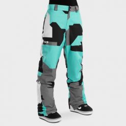 Spodnie snowboardowe damskie P1-W Sleet. Niebieskie spodnie materiałowe damskie SIROKO, na zimę, m, bez wzorów, sportowe, narciarskie. Za 844.00 zł.
