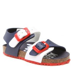 Sandały Garvalin. Niebieskie sandały chłopięce Garvalin, bez zapięcia. Za 159.99 zł.