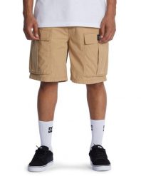 Szorty spacerowe dla Mężczyzn TUNDRA 22" Beżowy. Brązowe szorty męskie DC Shoes, m, bez wzorów, z bawełny. Za 299.99 zł.