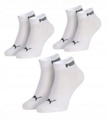 Skarpetki unisex Puma 3-PAK. Białe skarpety męskie Puma, bez wzorów, z bawełny. Za 26.90 zł.