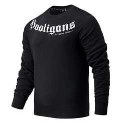 Bluza męska kibicowska EXTREME HOBBY HOOLIGANS. Czarne bluzy męskie EXTREME HOBBY, m, bez wzorów, z bawełny, bez kaptura. Za 239.00 zł.