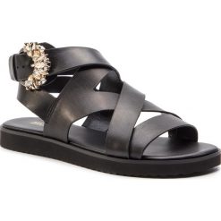 Sandały MICHAEL MICHAEL KORS - Frieda Flat 40S9FRFA1L Black. Czarne klapki damskie MICHAEL Michael Kors, bez wzorów, ze skóry, bez obcasa, bez zapięcia. W wyprzedaży za 409.00 zł.