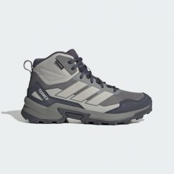 Buty turystyczne Terrex Eastrail 3 Mid CLIMAPROOF. Szare obuwie sportowe damskie Adidas, bez wzorów, wspinaczkowe. Za 437.00 zł.