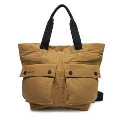 Torba na laptopa Barbour. Brązowe torby na laptopa męskie Barbour, bez wzorów. Za 589.99 zł.