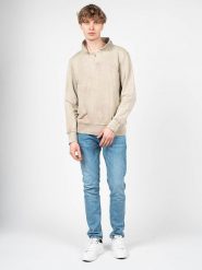 Guess Bluza "Polo Collar" | M2GQ09KB4N1 | Mężczyzna | Beżowy. Brązowe bluzy męskie Guess, m, z aplikacjami, z bawełny, bez kaptura. W wyprzedaży za 259.00 zł.