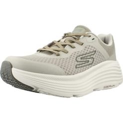 Buty SKECHERS MAX CUSHIONING ENDEA Zielony. Zielone obuwie sportowe damskie Skechers, bez wzorów, z tkaniny, na fitness i siłownię. Za 320.99 zł.
