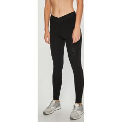 Adidas Performance - Legginsy. Szare legginsy damskie adidas Performance, z nadrukiem, z dzianiny. W wyprzedaży za 219.90 zł.