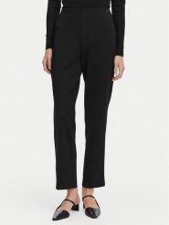 Calvin Klein Spodnie materiałowe LV044F659G Czarny Straight Fit. Czarne spodnie materiałowe damskie Calvin Klein, xxs, bez wzorów, z materiału. Za 409.99 zł.