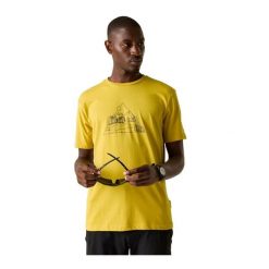 T-shirt Męski Z Górą Movement III. Żółte t-shirty męskie Dare 2b, l, bez wzorów, z bawełny, bez kołnierzyka. Za 90.99 zł.