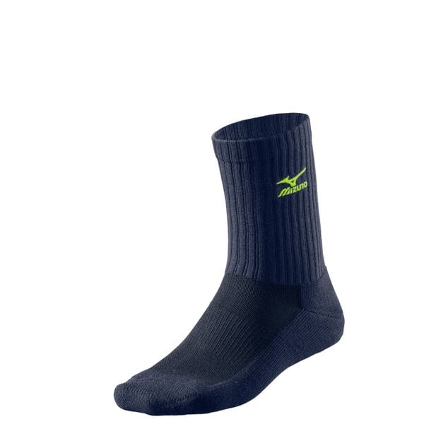 Skarpetki Mizuno Volley Marine. Czarne skarpety męskie Mizuno, bez wzorów, z bawełny. Za 29.99 zł.