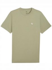 Koszulka na co dzień Męska PumaT-Shirt Bawełniana Sportowa. Zielone koszulki sportowe męskie Puma, l, bez wzorów, z bawełny, bez kołnierzyka, bez ramiączek. Za 99.00 zł.