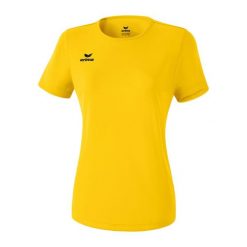 Koszulka damska Erima Fonctionnel Teamsport. Żółte koszulki sportowe damskie Erima, bez wzorów, bez kołnierzyka, bez ramiączek, do piłki nożnej. Za 129.00 zł.