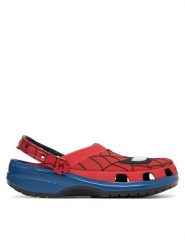 Crocs Klapki Spider-Man Classic Clog 213518 Czerwony. Czerwone klapki męskie Crocs, z tworzywa sztucznego. Za 299.99 zł.
