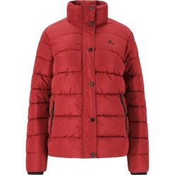 Damska kurtka puchowa Whistler Amaret. Czerwone kurtki sportowe damskie Whistler, bez wzorów, z puchu, bez kaptura, trekkingowe. Za 324.50 zł.