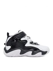 SHAQ Buty do koszykówki EO-DEVASTATOR 3.0 AQ95078Y-BWZ Biały. Białe buty sportowe chłopięce Shaq, bez wzorów, ze skóry, bez zapięcia, do koszykówki. Za 229.99 zł.