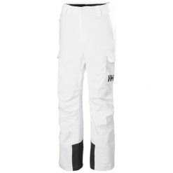 Damskie spodnie narciarskie z kieszeniami cargo Helly Hansen Switch. Białe spodnie materiałowe damskie Helly Hansen, l, bez wzorów, z poliesteru, wakacyjne, narciarskie, primaloft. Za 733.50 zł.