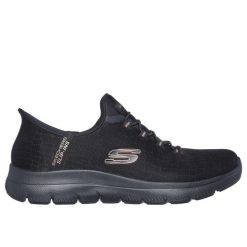 Sneakersy damskie Skechers Summits-Classy Night. Czarne obuwie sportowe damskie Skechers, bez wzorów, trekkingowe, Skechers Sport. Za 590.00 zł.