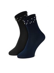 Nine West Skarpety długie KR_NW_PEARL_Z_SS25 (2 PACK) Kolorowy. Skarpety damskie Nine West, bez wzorów, z bawełny. Za 49.99 zł.