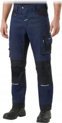 Reis Męskie spodnie robocze ochrona nóg kieszenie na nakolanniki wzmocnienia Cordura elementy pasy odblaskowe polecane dla branży - granatowy 56. Brązowe spodnie sportowe męskie Reis, m, bez wzorów. Za 111.66 zł.