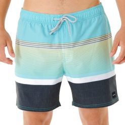 Spodenki męskie Rip Curl Party Pack Volley 46. Niebieskie kąpielówki męskie Rip Curl, m, bez wzorów, do pływania. Za 129.99 zł.