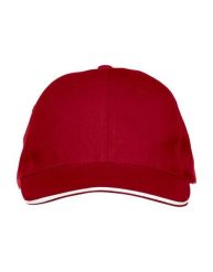 Clique czapka Davis z 100% bawełny twill, czerwona. Czerwone czapki i kapelusze męskie CLIQUE, bez wzorów, z bawełny. Za 78.40 zł.