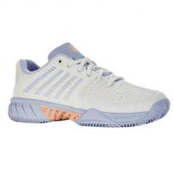 Buty do biegania damskie K-Swiss Express Light 3 Clay. Białe obuwie sportowe damskie K-SWISS, bez wzorów, z materiału, do biegania. Za 578.00 zł.