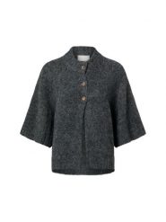Neo Noir Kardigan z zawartością wełny - Benuta Fluffy Kobiety szary, 40. Szare kardigany damskie Neo Noir, bez wzorów, z wełny, eleganckie. Za 329.95 zł.