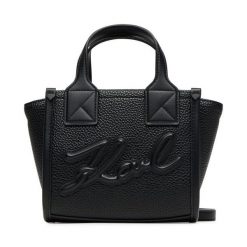 Torebka KARL LAGERFELD. Czarne torebki do ręki damskie KARL LAGERFELD, bez wzorów, klasyczne, bez dodatków. Za 619.99 zł.