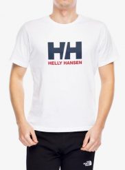 Koszulka z nadrukiem męska Helly Hansen HH Logo T-Shirt 2.0. Białe t-shirty męskie Helly Hansen, m, bez wzorów, z bawełny, bez kołnierzyka. Za 163.00 zł.
