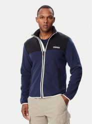 Napapijri Polar T-Dergana NP0A88V1 Granatowy Regular Fit. Niebieskie bluzy męskie Napapijri, l, bez wzorów, z polaru, bez kaptura. Za 489.99 zł.