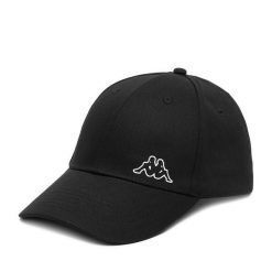 Czapka z daszkiem Kappa. Czarne czapki i kapelusze damskie Kappa, bez wzorów. Za 49.99 zł.