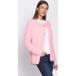 Różowy Kardigan Support. Czerwone kardigany damskie Born2be. Za 59.99 zł.