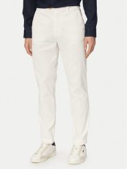 Aeronautica Militare Spodnie materiałowe 261PA1711UCT04292 Biały Regular Fit. Białe spodnie materiałowe męskie Aeronautica Militare, m, bez wzorów, z bawełny. Za 599.99 zł.