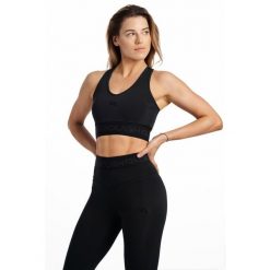 Stanik fitness cardio Rough Radical Chic Sports Bra. Czarne obuwie sportowe damskie ROUGH RADICAL, bez wzorów, na fitness i siłownię. Za 99.99 zł.