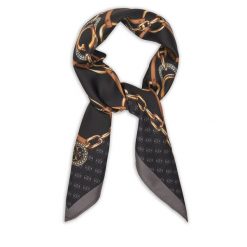 Apaszka Guess. Czarne szaliki i chusty damskie Guess, z aplikacjami. Za 159.99 zł.