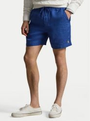 Polo Ralph Lauren Szorty materiałowe 710P08205502 Niebieski Regular Fit. Niebieskie szorty męskie Polo Ralph Lauren, m, bez wzorów, ze lnu. Za 729.99 zł.