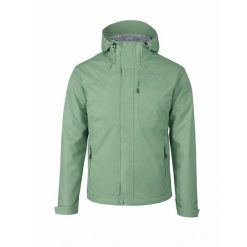 Kurtka Membranowa Męska ESSENCE STX OV. Zielone kurtki sportowe męskie Bergson, m, bez wzorów, trekkingowe. Za 479.00 zł.