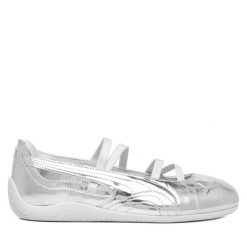 Baleriny Puma. Szare baleriny damskie Puma, bez wzorów, bez obcasa. Za 399.99 zł.