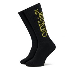 Skarpety długie Off-White. Czarne skarpety męskie OFF-WHITE, bez wzorów. Za 199.99 zł.