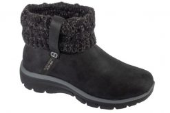 Buty zimowe damskie, Easy Going - Cozy Weather 2. Czarne obuwie sportowe damskie Skechers, bez wzorów, z materiału. Za 349.99 zł.