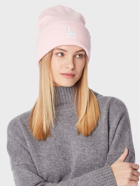 47 Brand Czapka Mlb Los Angeles Dodgers Haymaker 47 Cuff Knit B-HYMKR12ACE-PK Różowy. Czerwone czapki i kapelusze damskie 47 Brand, na zimę, bez wzorów. Za 79.99 zł.