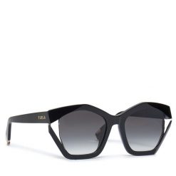 Okulary przeciwsłoneczne Furla. Czarne okulary przeciwsłoneczne damskie Furla. Za 869.99 zł.