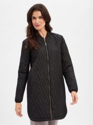 Soyaconcept® Płaszcz pikowany Kobiety czarny, XXL. Czarne płaszcze damskie xxl, bez wzorów, eleganckie, bez kaptura. Za 449.95 zł.