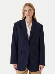 Tommy Hilfiger Marynarka Elevated WW0WW46808 Granatowy Relaxed Fit. Niebieskie żakiety damskie Tommy Hilfiger, bez wzorów, z bawełny. Za 1,169.00 zł.