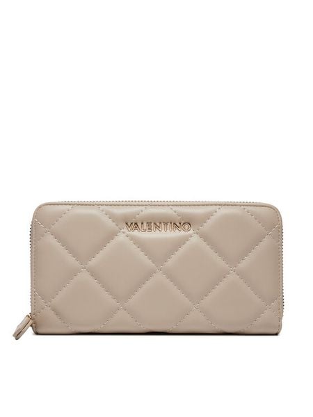 Valentino Portfel Ocarina VPS3KK155R Écru. Białe portfele damskie Valentino, bez wzorów, ze skóry. Za 233.99 zł.