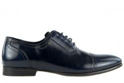 Półbuty John Doubare 2532-25-1 Blue, Granat, Skóra naturalna - 40. Niebieskie półbuty na co dzień męskie John Doubare, ze skóry, eleganckie, bez zapięcia. W wyprzedaży za 134.10 zł.