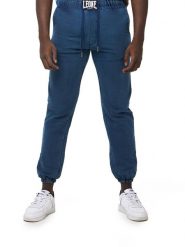 Bluza z kieszeń na co dzień na siłownię. Niebieskie bluzy męskie LEONE 1947 APPAREL, m, z aplikacjami, z denimu, bez kaptura, na fitness i siłownię. Za 105.21 zł.