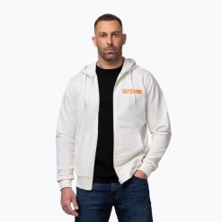 Bluza męska Pitbull Blacky Sweatshirt Zip Hooded. Białe bluzy męskie PITBULL, m, bez wzorów, z bawełny, bez kaptura. Za 249.99 zł.