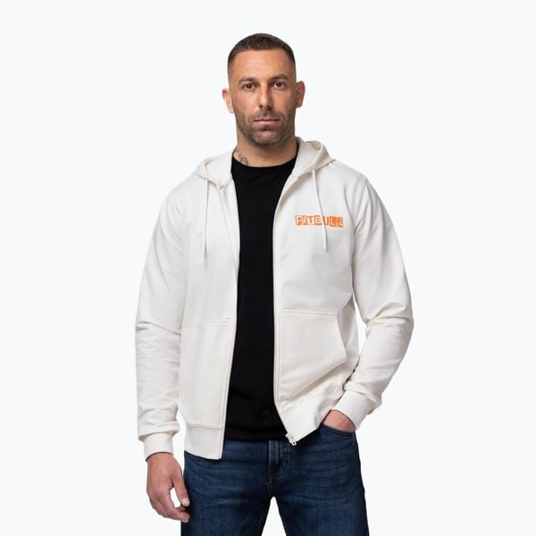 Bluza męska Pitbull Blacky Sweatshirt Zip Hooded. Białe bluzy męskie PITBULL, m, bez wzorów, z bawełny, bez kaptura. Za 219.99 zł.
